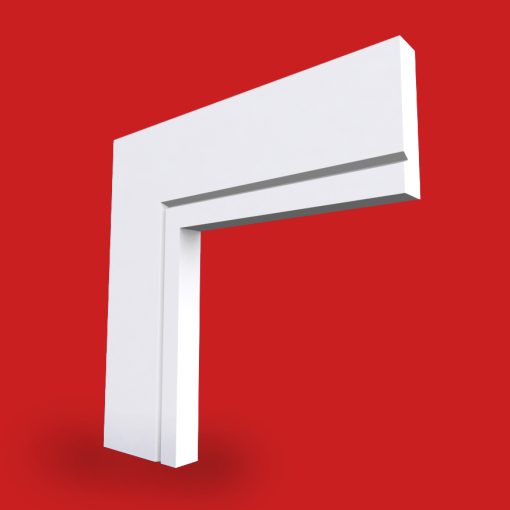 square edge v grooved architrave image