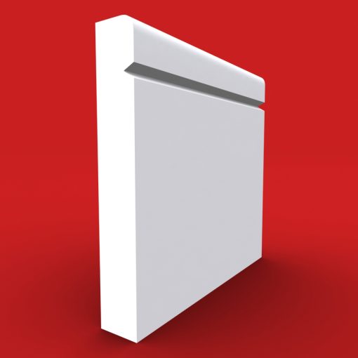 Bullnose V Grooved skirting board