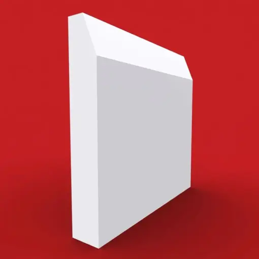 Chamfered Square MDF Skirting Board