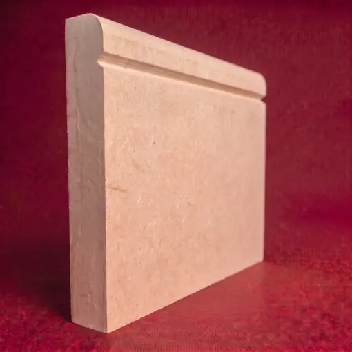 Bullnose V Grooved MDF Skirting