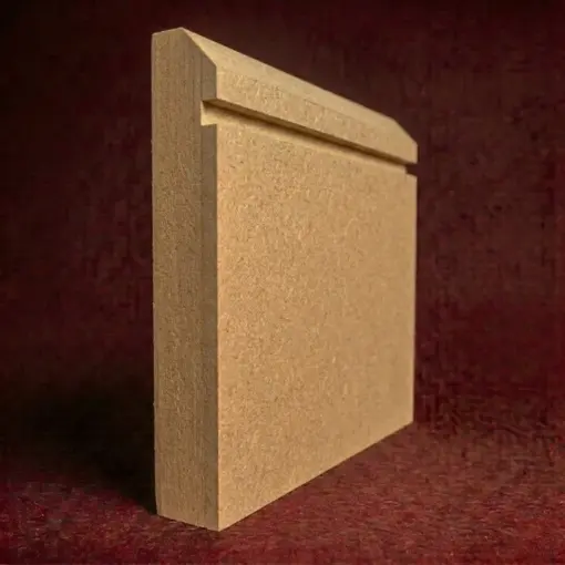Edge Square Grooved MDF Skirting