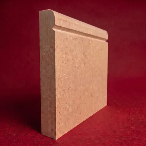 Bullnose V Grooved MDF Skirting
