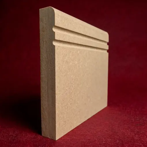 Bullnose C Grooved 2 MDF Skirting