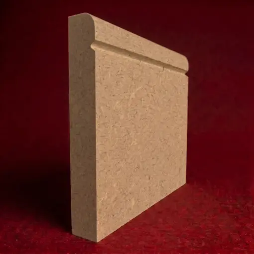 Bullnose V Grooved MDF Skirting