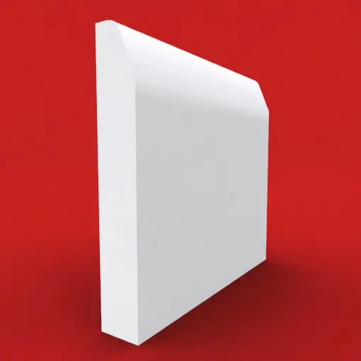 Chamfered Round MDF Skirting