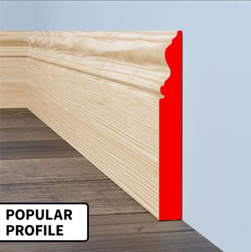 georgian pine skirting board