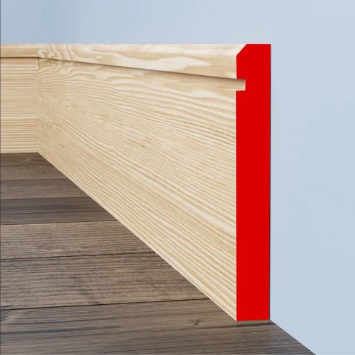 edge grooved pine skirting board skirting king