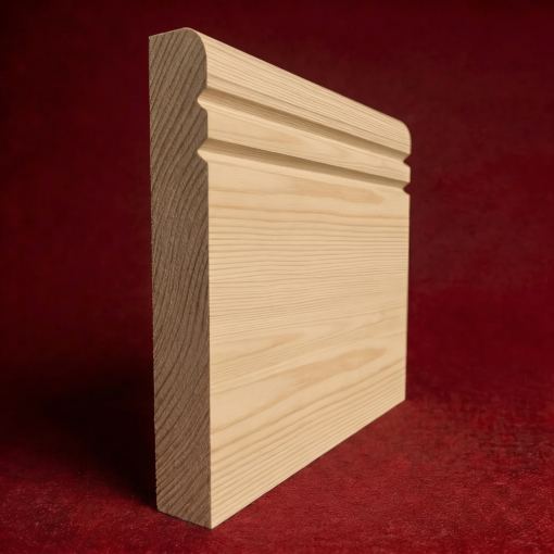 Bullnose V Grooved 2 Pine Skirting
