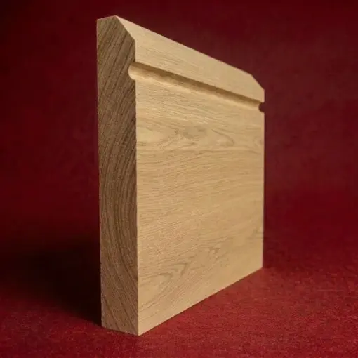 Edge C Grooved Oak Skirting