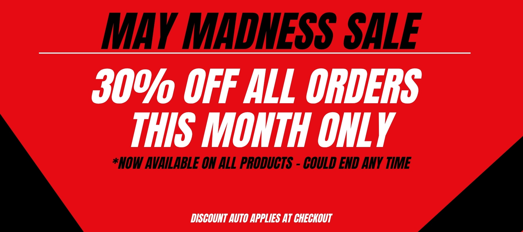 May madness mobile banner