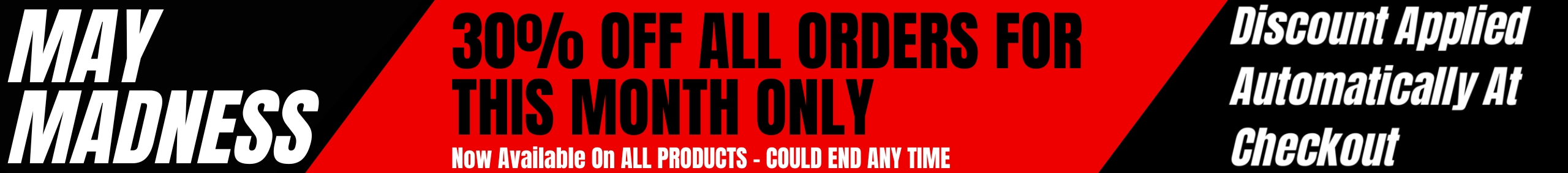May madness sale for skirting king