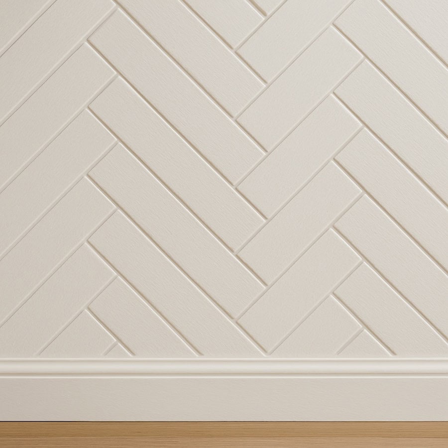 herringbone wall panelling
