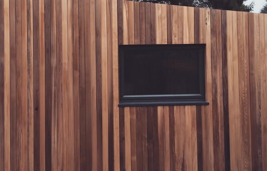 western red cedar cladding